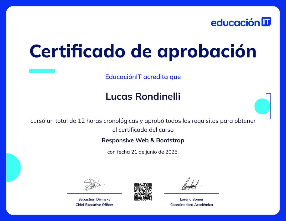 Front End Web Developer - (En curso)